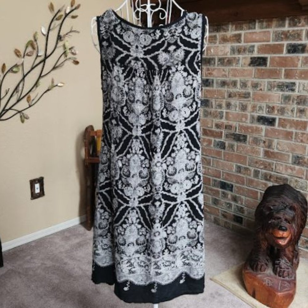 NWT Forbidden sz large black/white dress - Picture 3 of 4